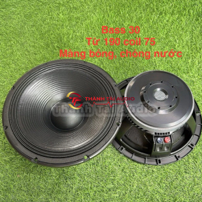 Bass 30 mẫu RCF từ 190 coil 75, đít lồi, màng 3 vân