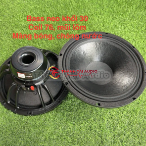 Bass neo khối 30 mẫu B&C coil 76, mũi lõm, hàng nhập khẩu 