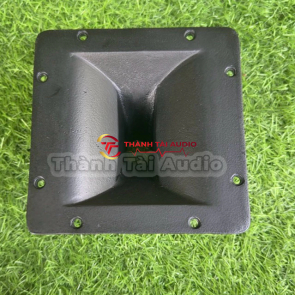 Họng kèn treble nhôm, 16x16cm, bắt ốc, treble 250, 350, 450, 550