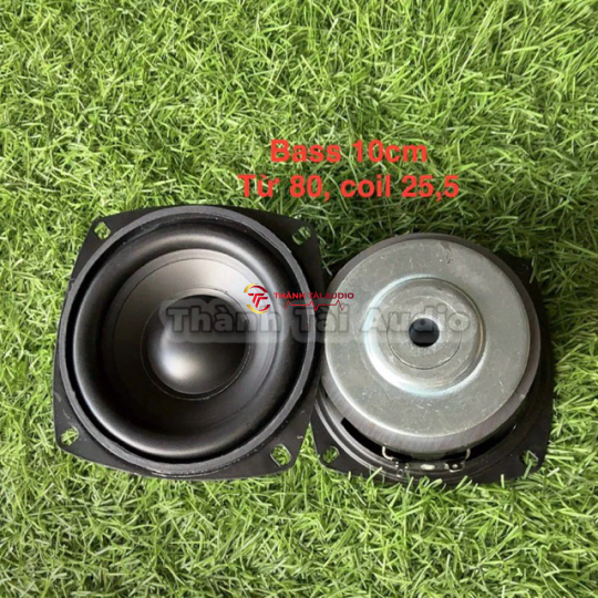 Bass 10cm từ 80, coil 25,5, chuyên loa kéo, loa gia đình, loa vi tính,colum