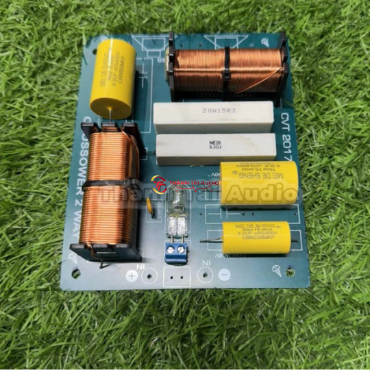 phân tần loa đơn CVT2017III, 1 bass, 1 treble, chống hú tốt