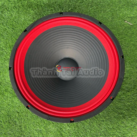 Bass 50 sườn sắt, từ 190, coil 75, viền đỏ