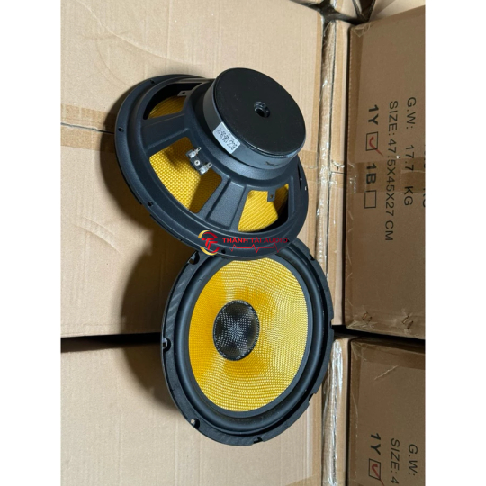 bass 25 sườn sắt từ 120, coil 38, màng cacbon