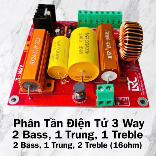 phân tần 3 đường tiếng HT2025 hàng cao cấp, dành cho loa kéo đơn và đôi 