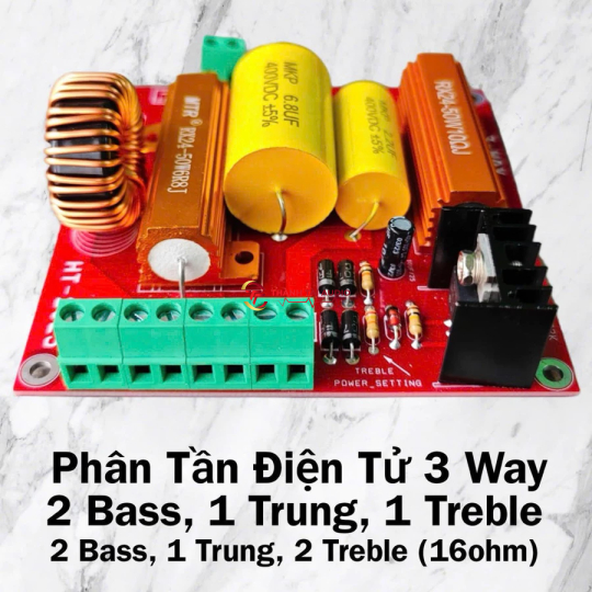 phân tần 3 đường tiếng HT2025 hàng cao cấp, dành cho loa kéo đơn và đôi 