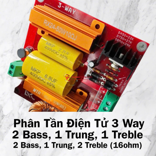 phân tần 3 đường tiếng HT2025 hàng cao cấp, dành cho loa kéo đơn và đôi 