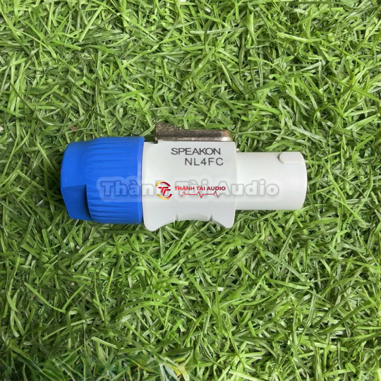 Jack speakong Neutrik nối loa loại tốt trắng - xanh 4 pin